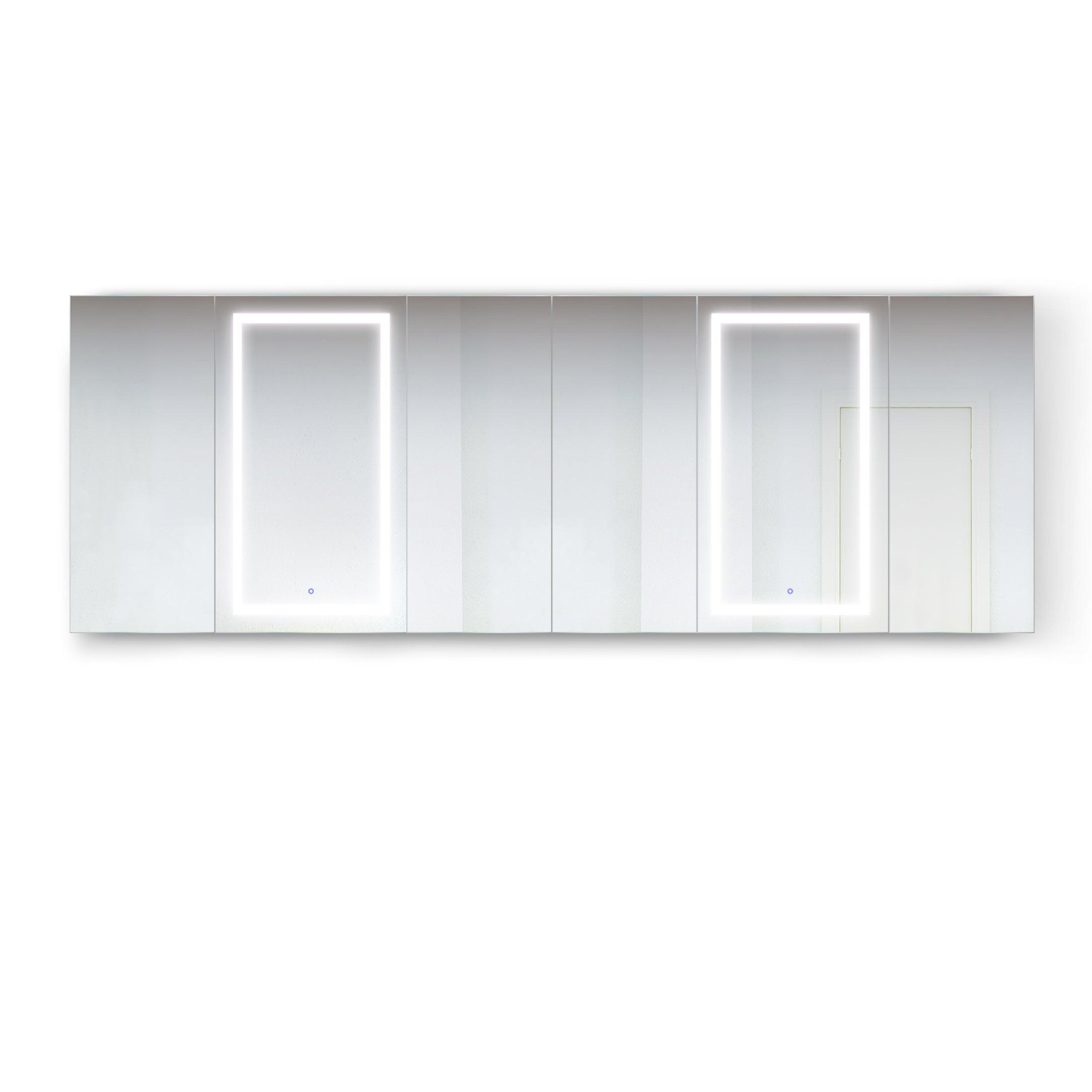 Krugg Svange 102″ X 42″ LED Medicine Cabinet w/Dimmer & Defogger
