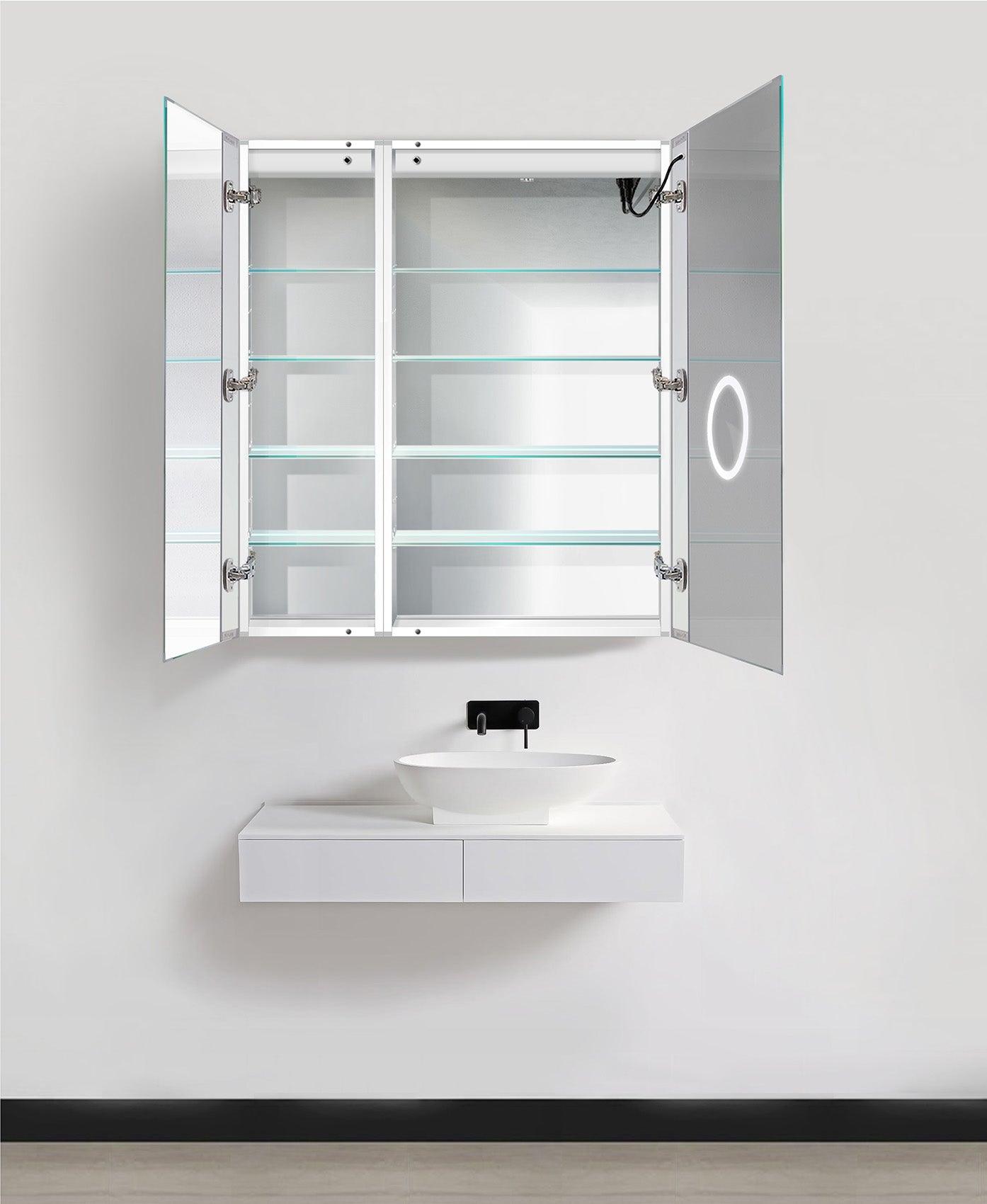 Krugg Svange 36″ X 42″ LED Medicine Cabinet w/Dimmer & Defogger
