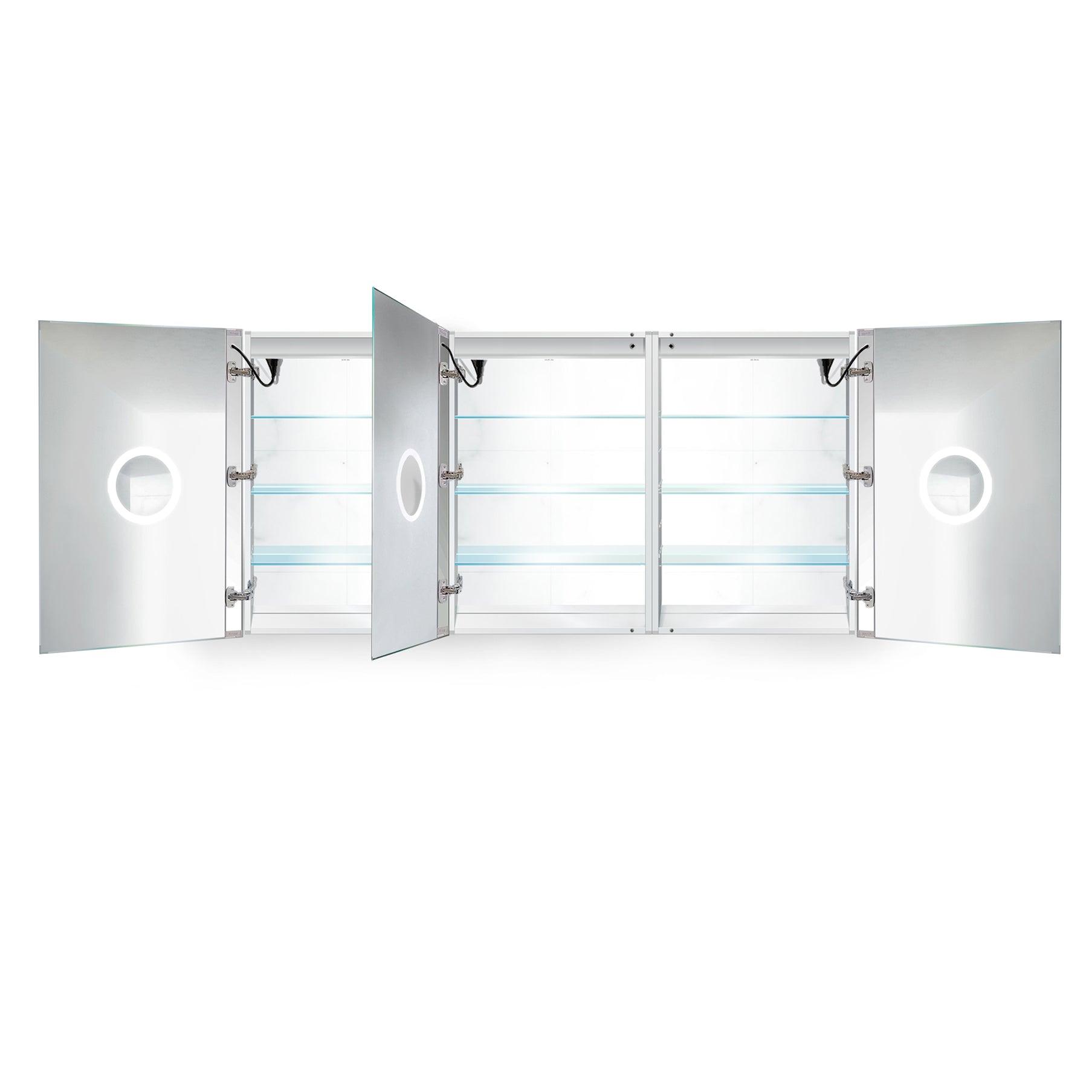 Krugg Svange 72″ X 36″ LED Medicine Cabinet w/Dimmer & Defogger