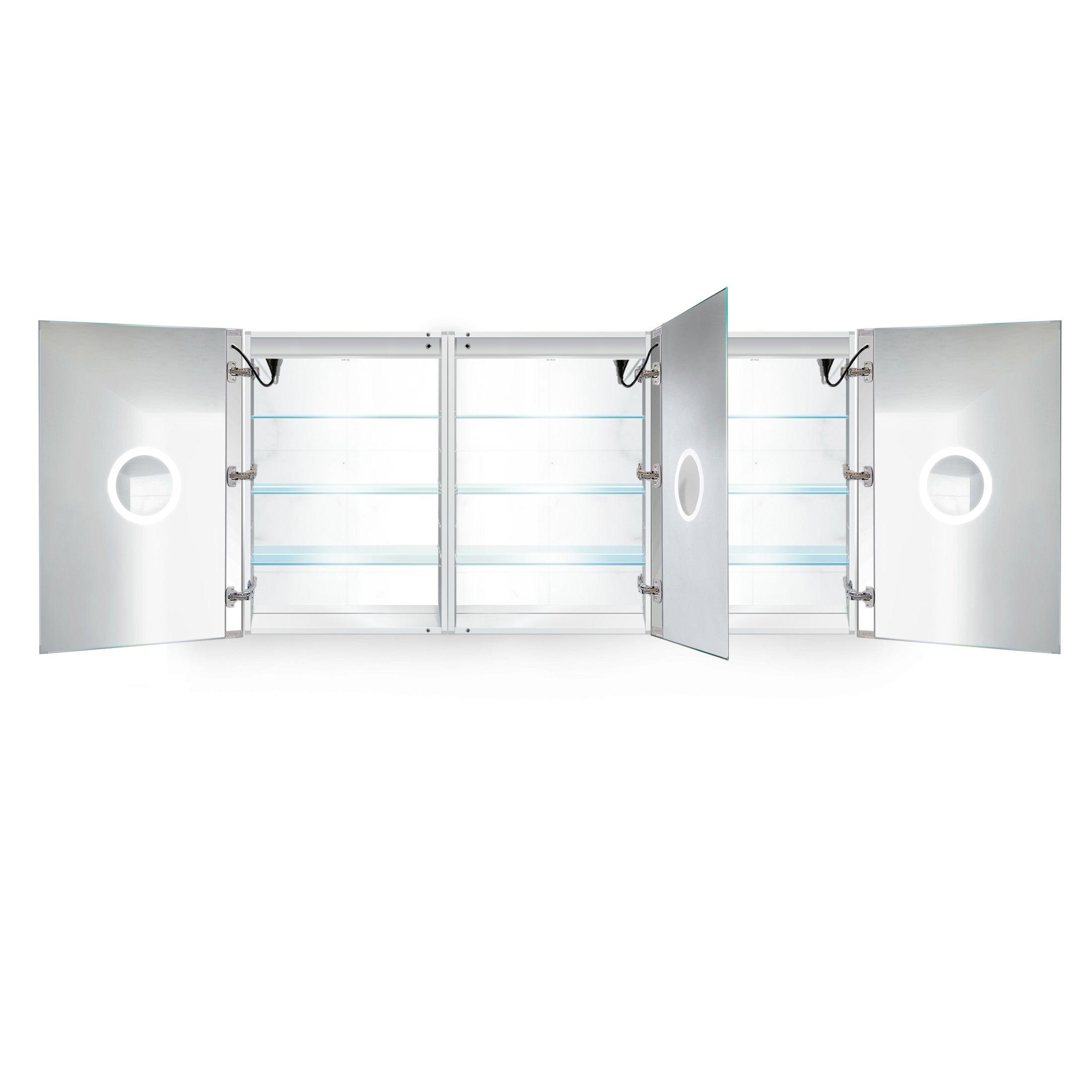 Krugg Svange 72″ X 36″ LED Medicine Cabinet w/Dimmer & Defogger