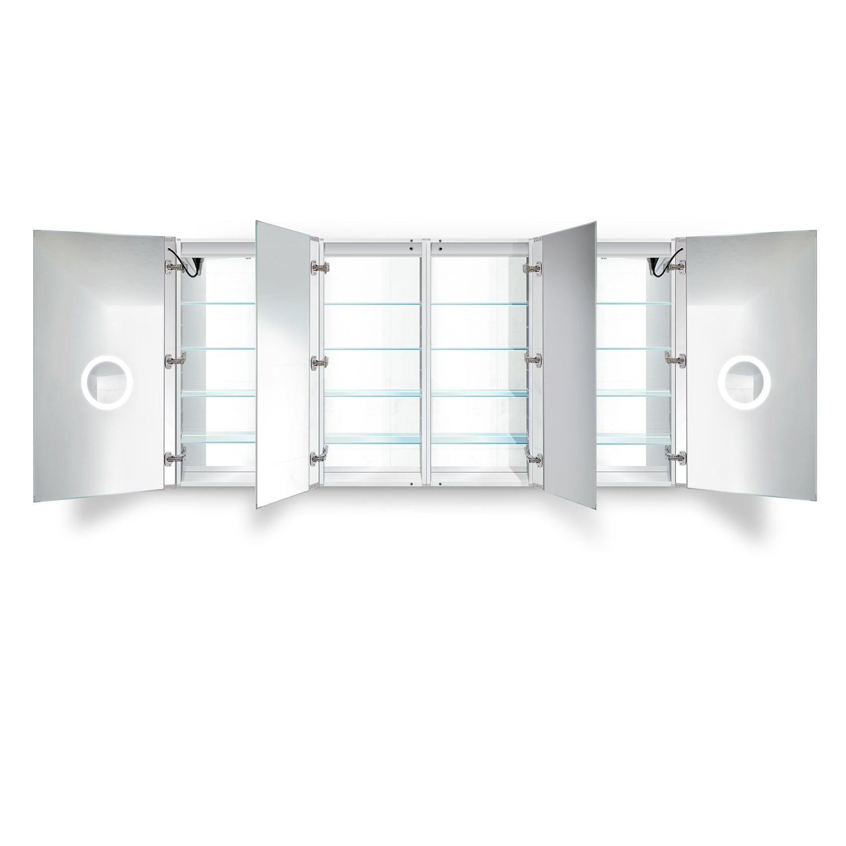Krugg Svange 84″ X 42″ LED Medicine Cabinet w/Dimmer & Defogger
