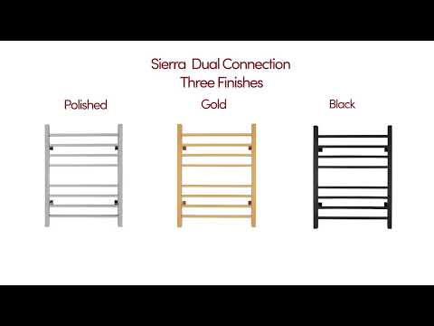 WarmlyYours Sierra Dual Connect (Hardwired and Plug in) Towel Warmer - 24"w x 32"h - towelwarmers