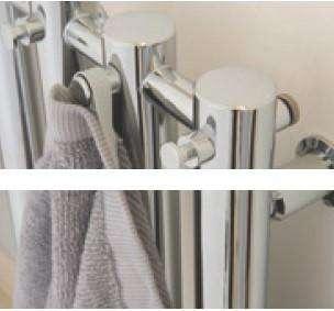 Tuzio Rosendal Hardwired or plug in Towel Warmer - 10.5"w x 37.5"h - towelwarmers