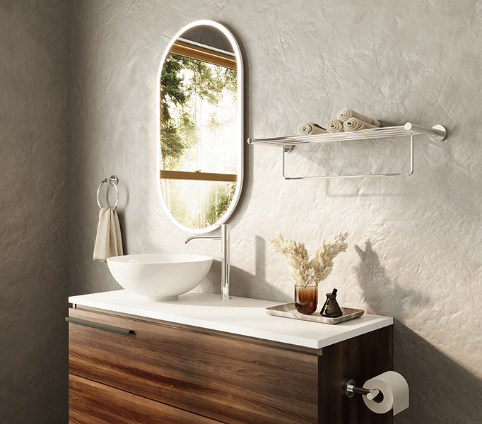 ICO Iris 20″x36″ LED Mirror- only towel warmers