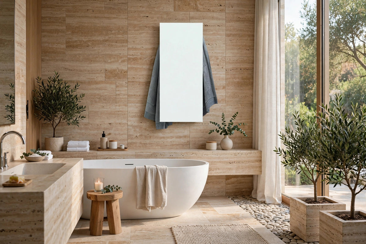 MG12 Geometrici flat panel towel warmer