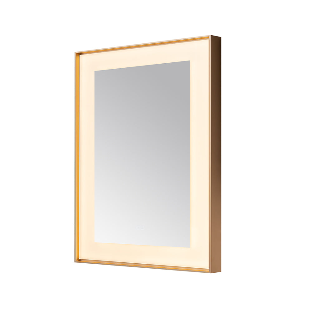 Aquadom Lexington 30"x36" LED Lighted Slim Frame Mirror with Defogger