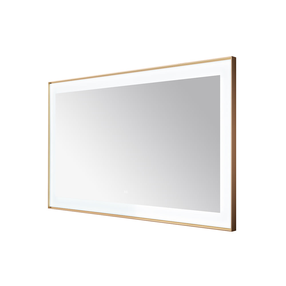 Aquadom Lexington 60"x36" LED Lighted Slim Frame Mirror with Defogger