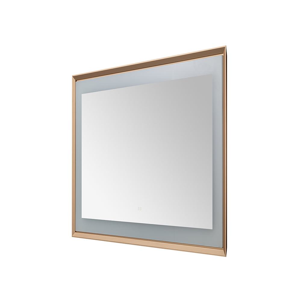 Aquadom Madison 48"x36" LED Lighted Chamfer Frame Mirror with Defogger