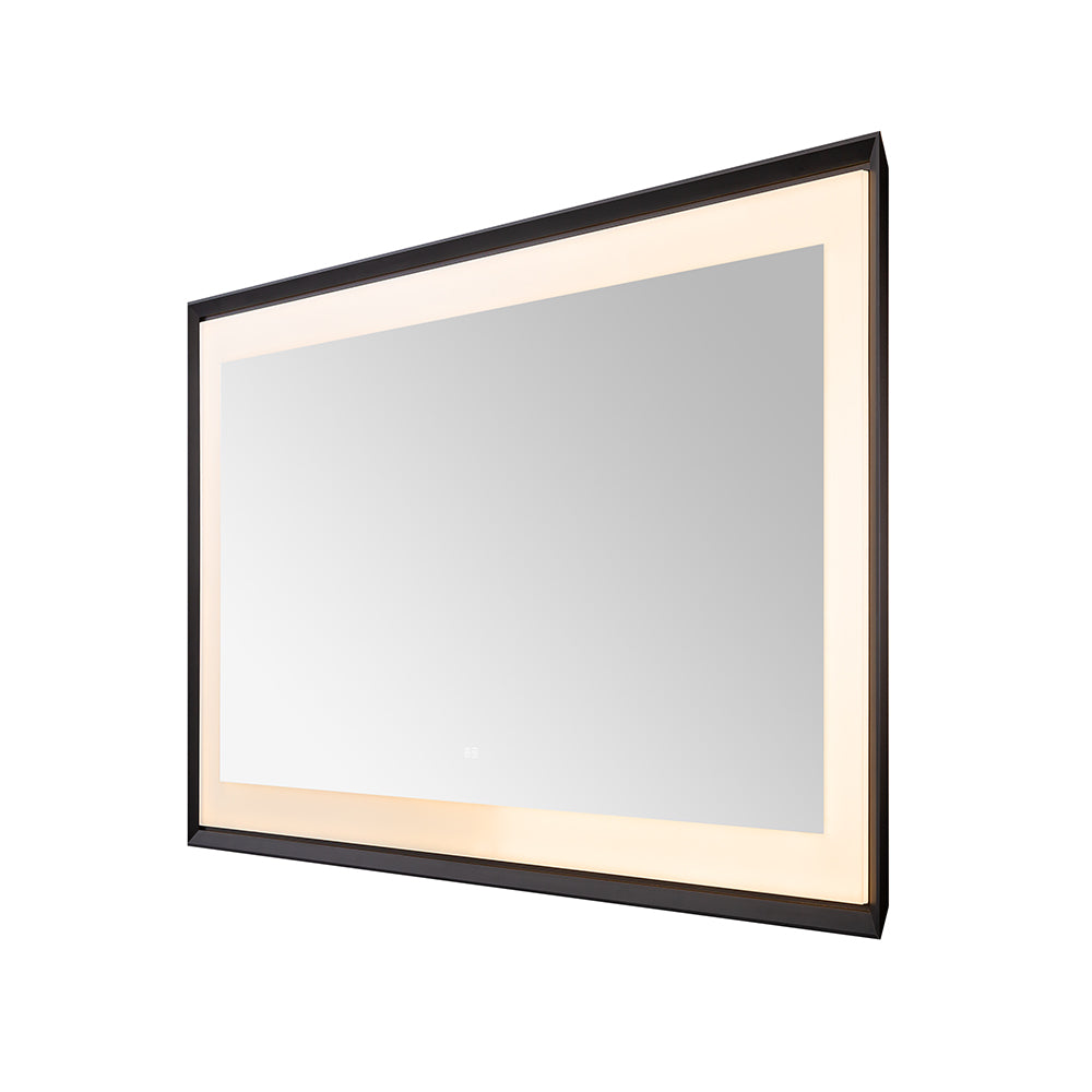 Aquadom Madison 60"x36" LED Lighted Chamfer Frame Mirror with Defogger