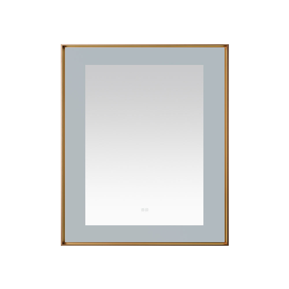 Aquadom Lexington 30"x36" LED Lighted Slim Frame Mirror with Defogger