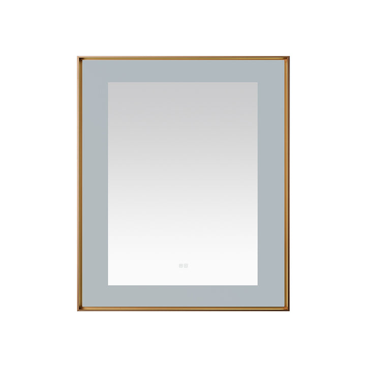 Aquadom Lexington 30"x36" LED Lighted Slim Frame Mirror with Defogger