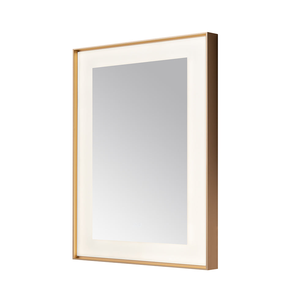Aquadom Lexington 30"x36" LED Lighted Slim Frame Mirror with Defogger