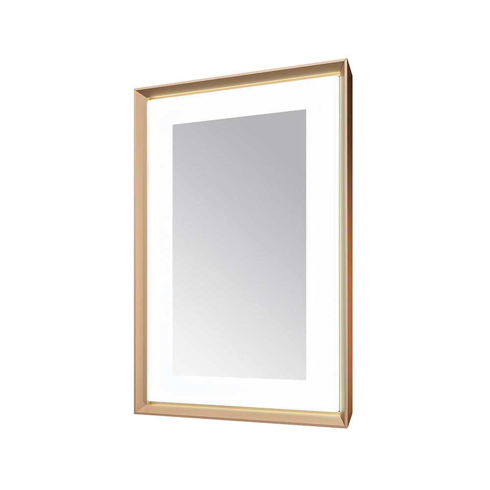 Aquadom Madison 30"x36" LED Lighted Chamfer Frame Mirror with Defogger