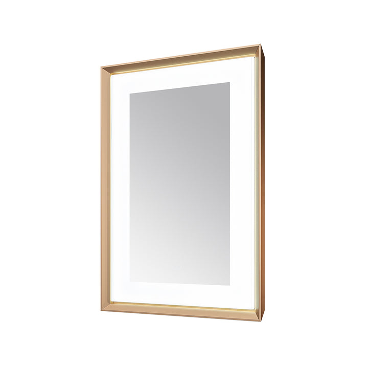 Aquadom Madison 30"x36" LED Lighted Chamfer Frame Mirror with Defogger