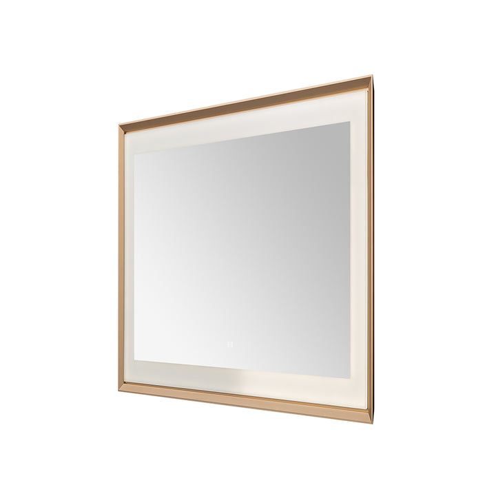 Aquadom Madison 48"x36" LED Lighted Chamfer Frame Mirror with Defogger