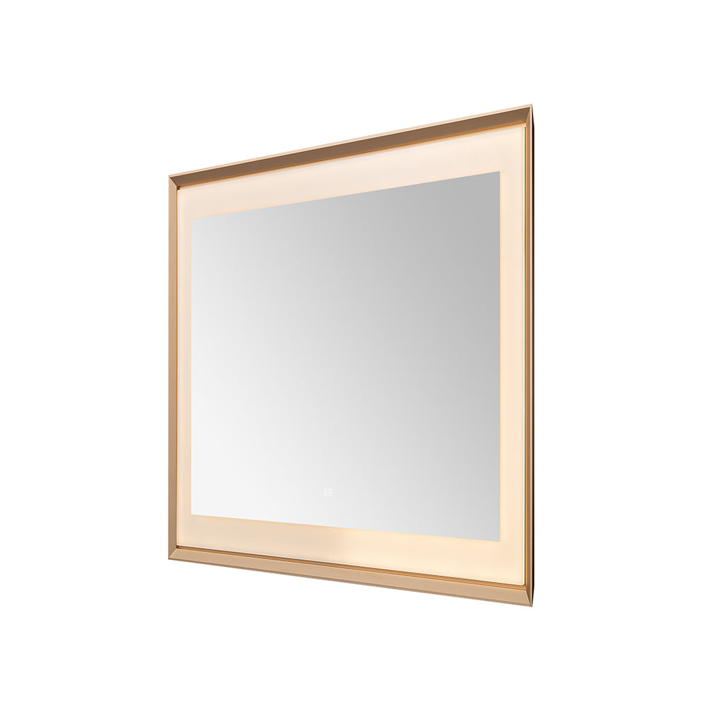 Aquadom Madison 48"x36" LED Lighted Chamfer Frame Mirror with Defogger