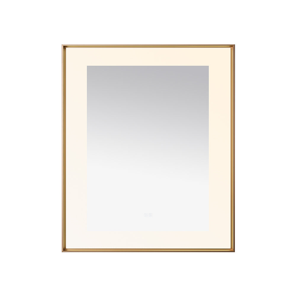 Aquadom Lexington 30"x36" LED Lighted Slim Frame Mirror with Defogger