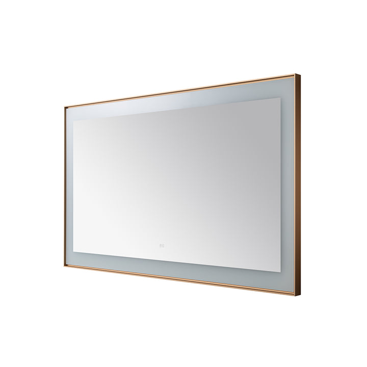 Aquadom Lexington 60"x36" LED Lighted Slim Frame Mirror with Defogger