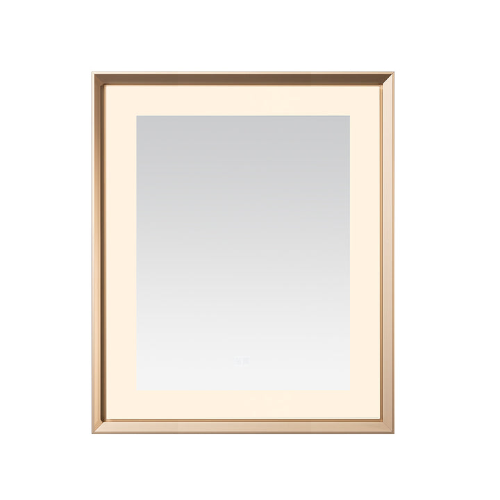 Aquadom Madison 30"x36" LED Lighted Chamfer Frame Mirror with Defogger