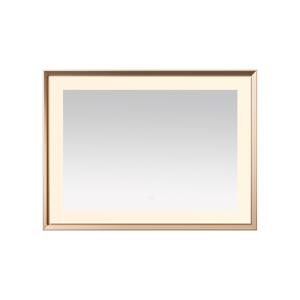 Aquadom Madison 48"x36" LED Lighted Chamfer Frame Mirror with Defogger