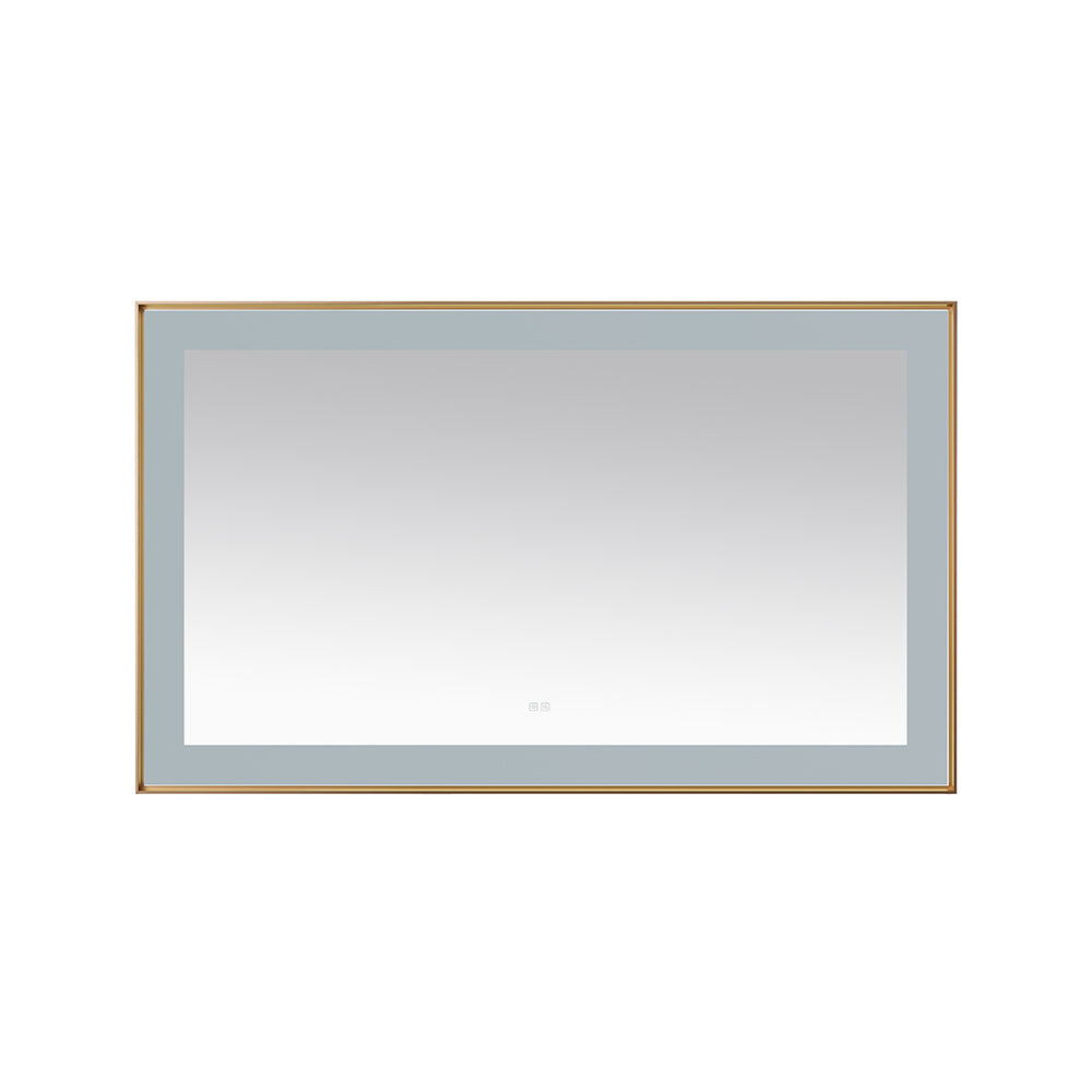 Aquadom Lexington 60"x36" LED Lighted Slim Frame Mirror with Defogger