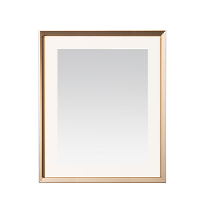 Aquadom Madison 30"x36" LED Lighted Chamfer Frame Mirror with Defogger