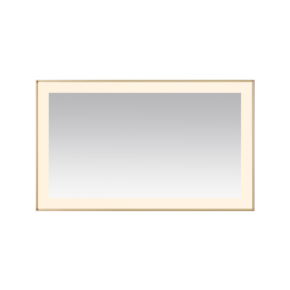 Aquadom Lexington 60"x36" LED Lighted Slim Frame Mirror with Defogger