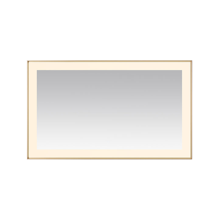 Aquadom Lexington 60"x36" LED Lighted Slim Frame Mirror with Defogger