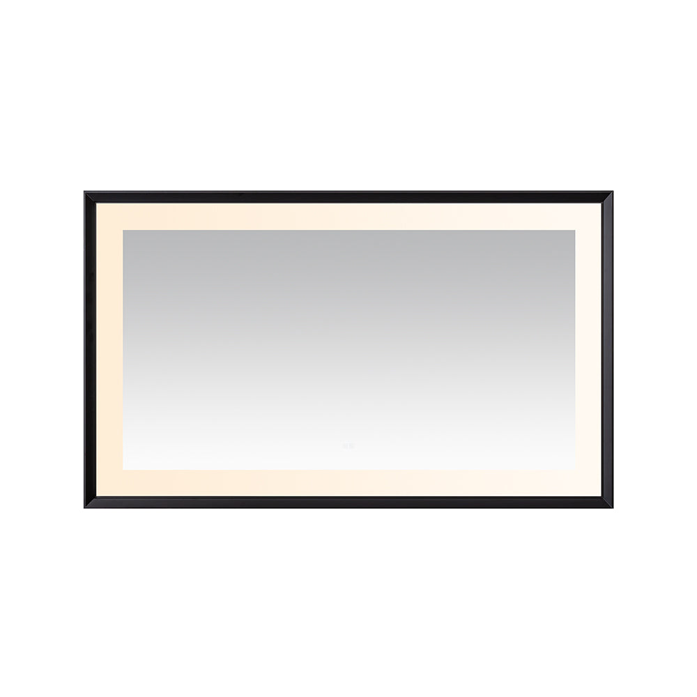 Aquadom Madison 60"x36" LED Lighted Chamfer Frame Mirror with Defogger