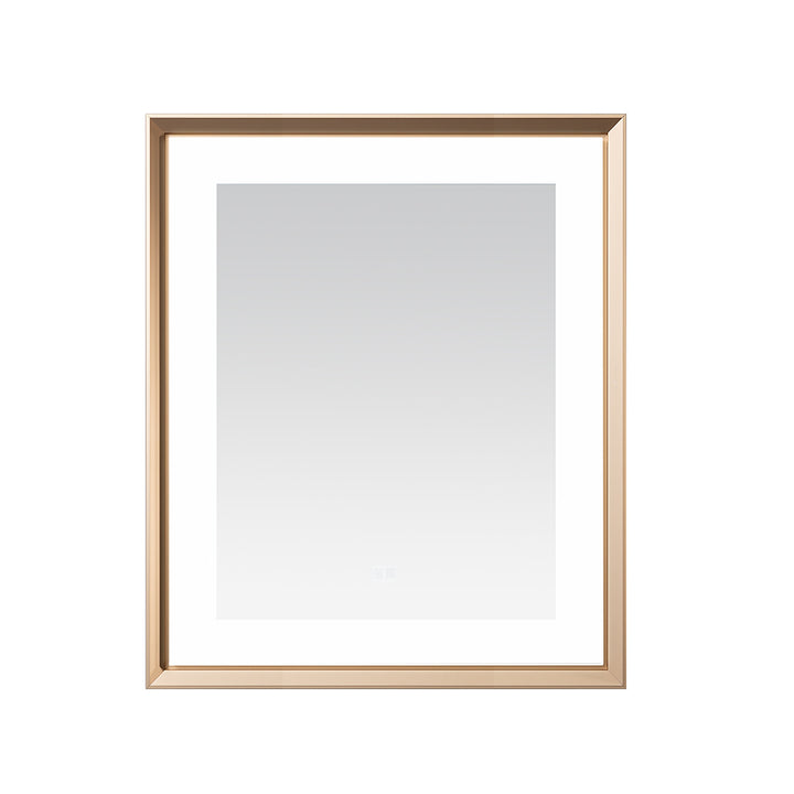 Aquadom Madison 30"x36" LED Lighted Chamfer Frame Mirror with Defogger