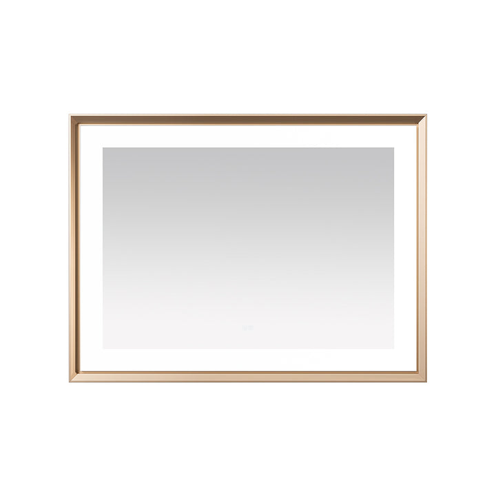 Aquadom Madison 48"x36" LED Lighted Chamfer Frame Mirror with Defogger