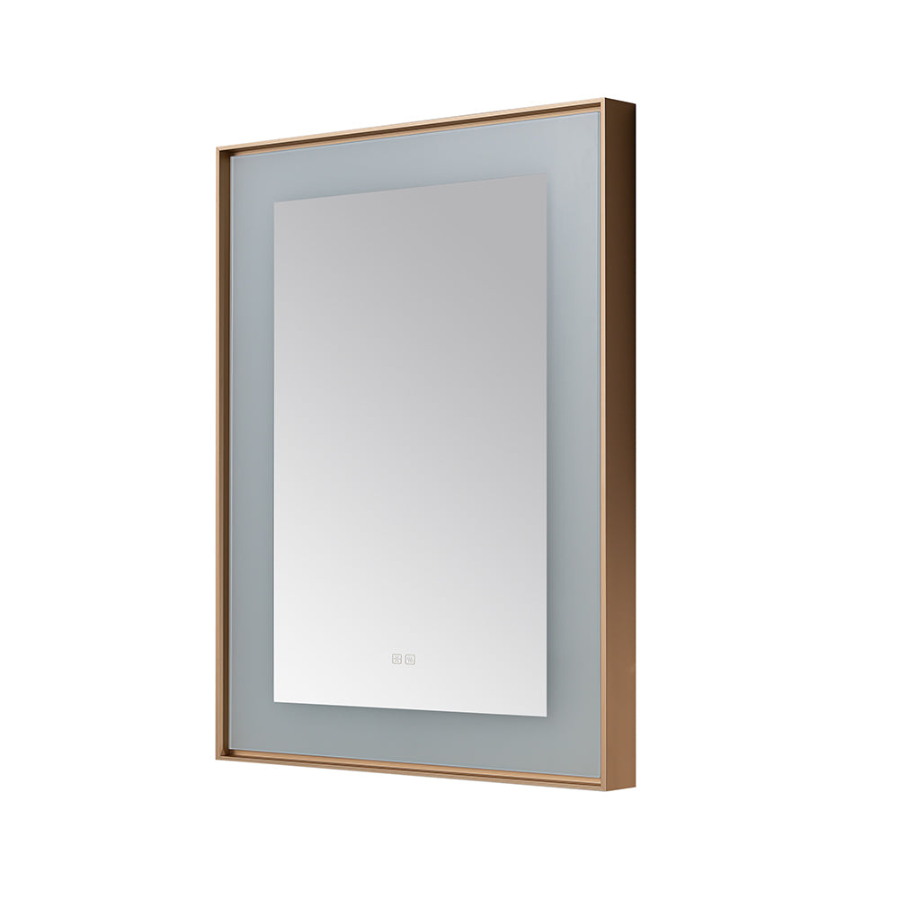 Aquadom Lexington 30"x36" LED Lighted Slim Frame Mirror with Defogger