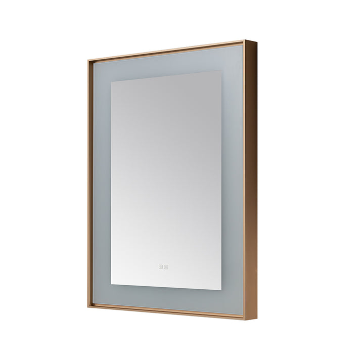 Aquadom Lexington 30"x36" LED Lighted Slim Frame Mirror with Defogger