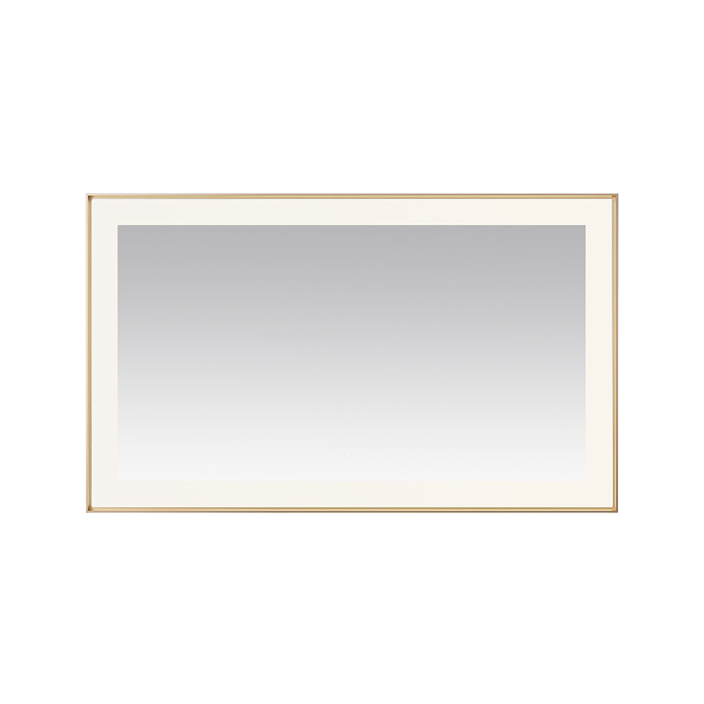 Aquadom Lexington 60"x36" LED Lighted Slim Frame Mirror with Defogger