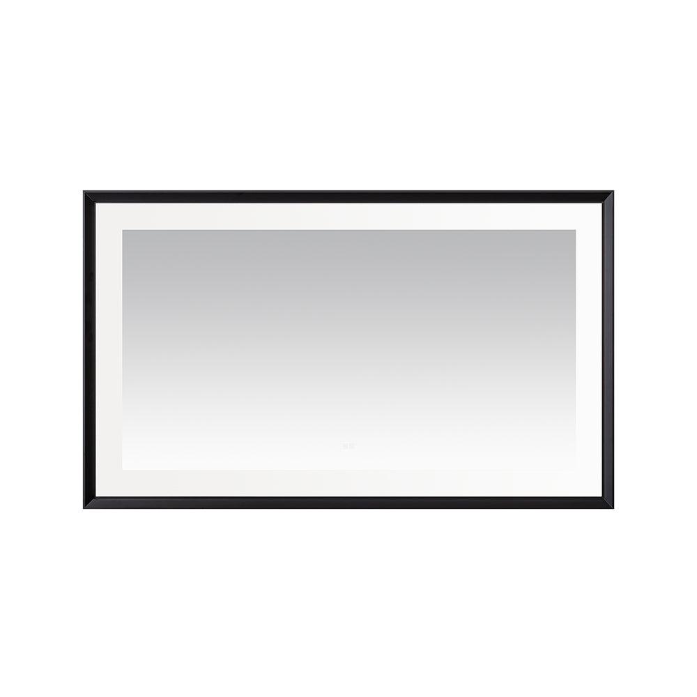 Aquadom Madison 60"x36" LED Lighted Chamfer Frame Mirror with Defogger