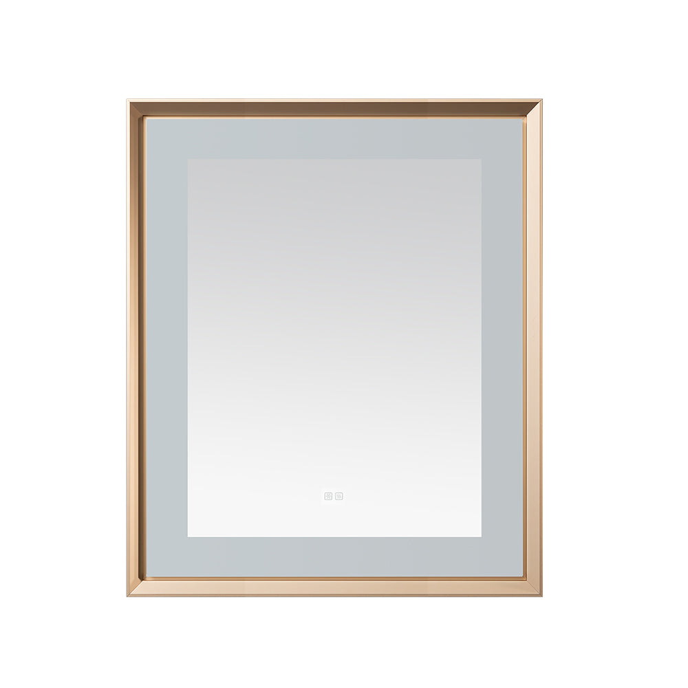 Aquadom Madison 30"x36" LED Lighted Chamfer Frame Mirror with Defogger
