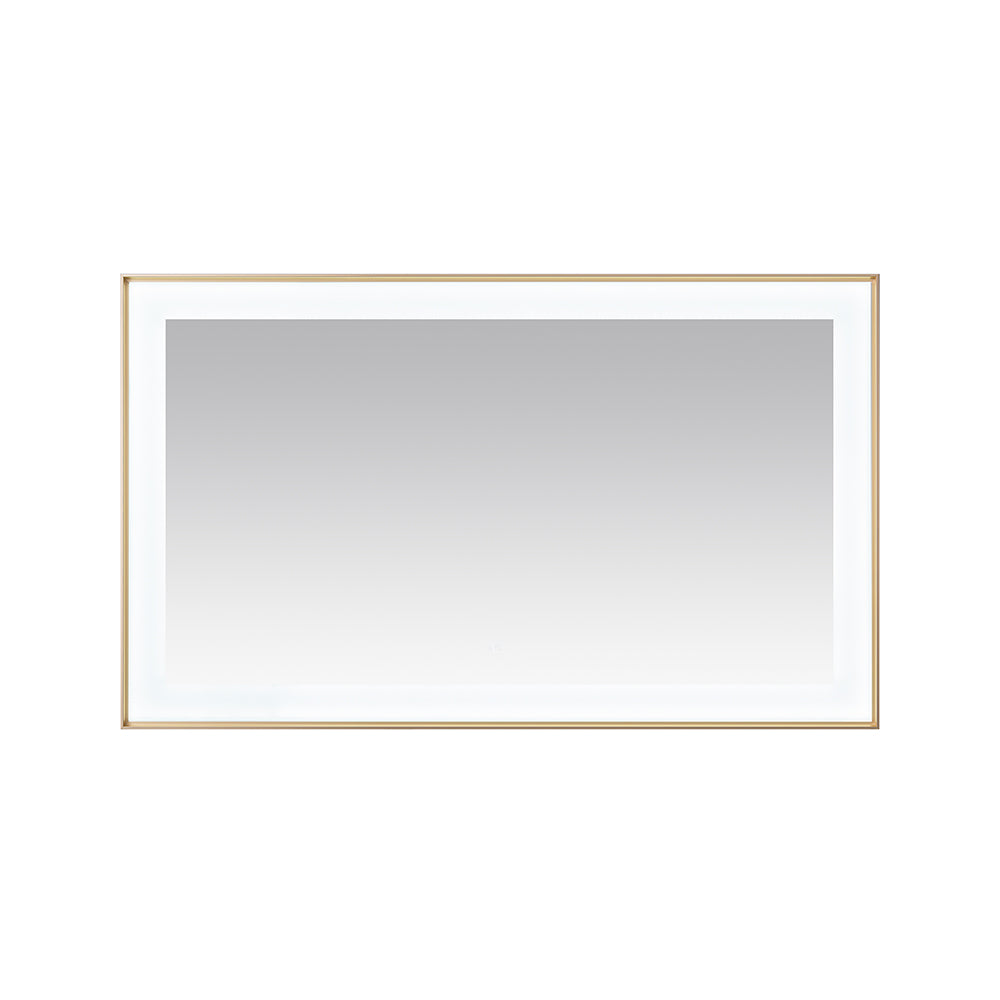 Aquadom Lexington 60"x36" LED Lighted Slim Frame Mirror with Defogger