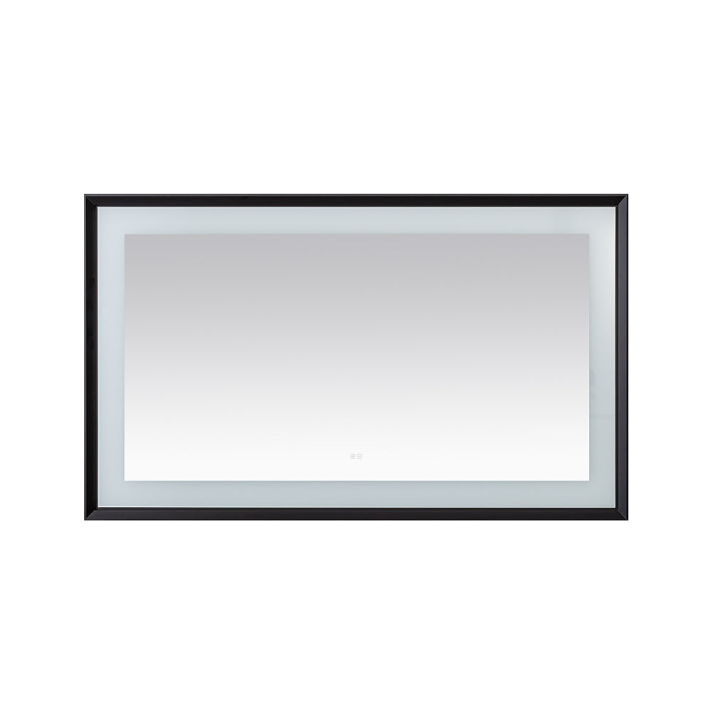 Aquadom Madison 60"x36" LED Lighted Chamfer Frame Mirror with Defogger