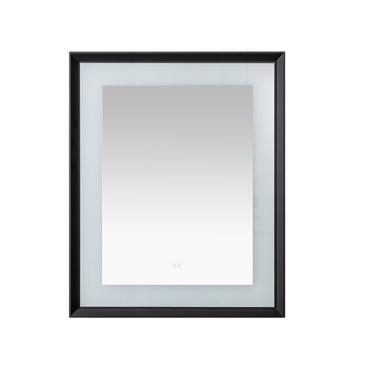 Aquadom Madison 30"x36" LED Lighted Chamfer Frame Mirror with Defogger