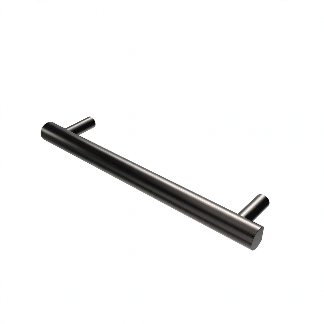 Amba Modello i Round 20 Single Bar Towel Warmer in PVD Brushed Black