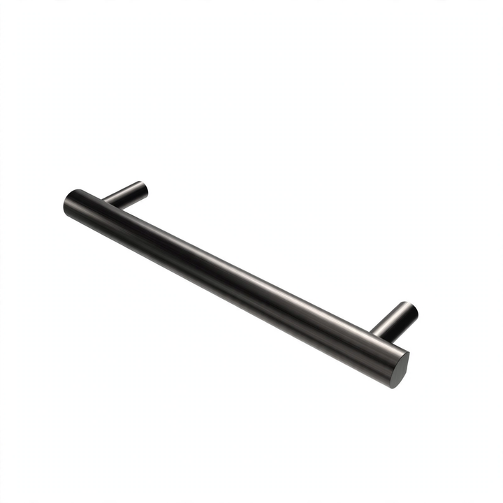 Amba Modello i Round 20 Single Bar Towel Warmer in PVD Brushed Black