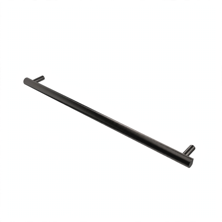 Amba Modello i Round 40 Single Bar Towel Warmer in PVD Brushed Black