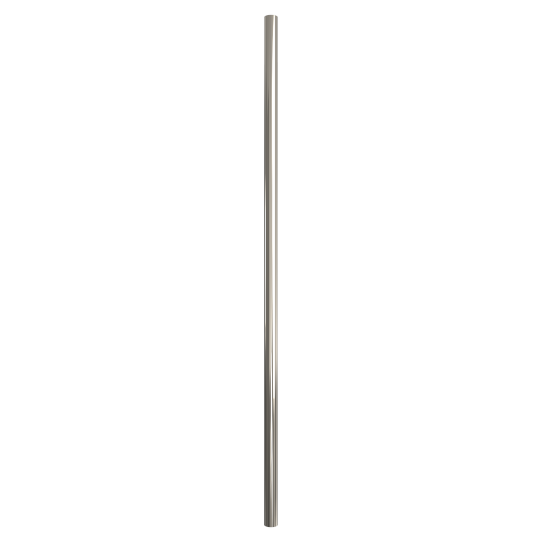 Amba Modello i Round 59 Single Bar Towel Warmer in Polished Nickel — lifestyle view