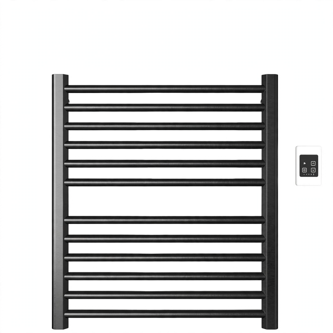 Amba Sirio S2932 Hardwired Towel Warmer in PVD Brushed Black