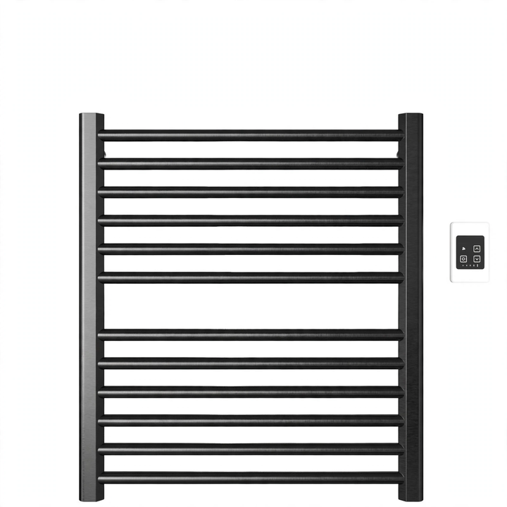 Amba Sirio S2932 Hardwired Towel Warmer in PVD Brushed Black