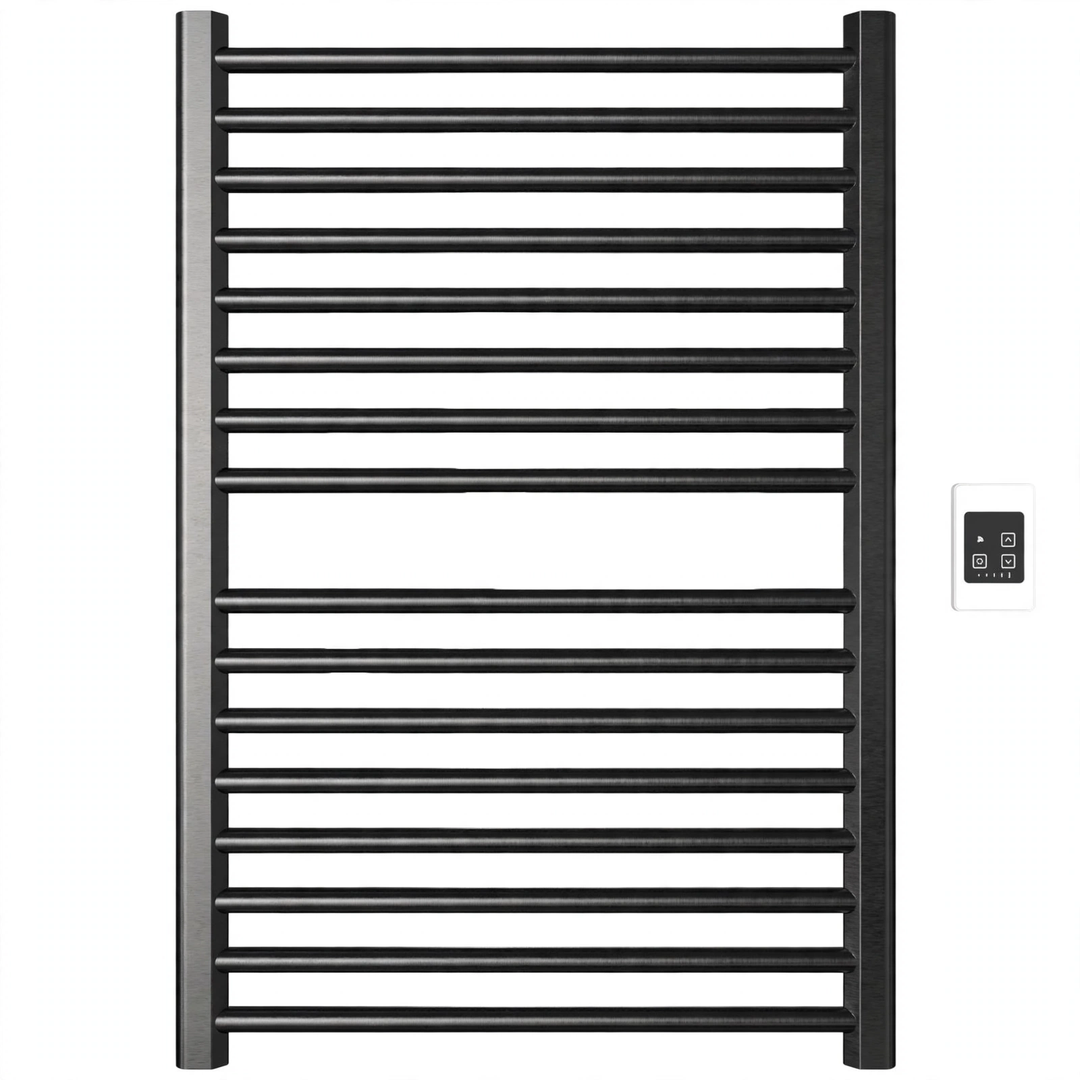 Amba Sirio S2942 Hardwired Towel Warmer in PVD Brushed Black
