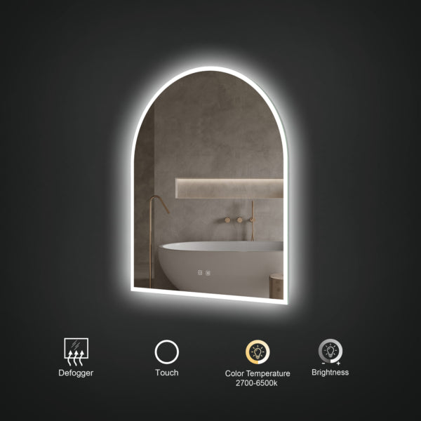 ICO Gemma 30″x36″ LED Mirror - only towel warmers