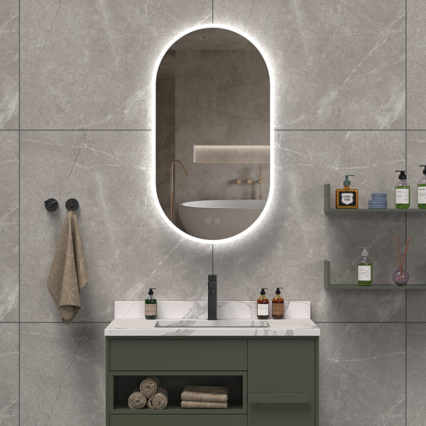 ICO Iris 20″x36″ LED Mirror- only towel warmers