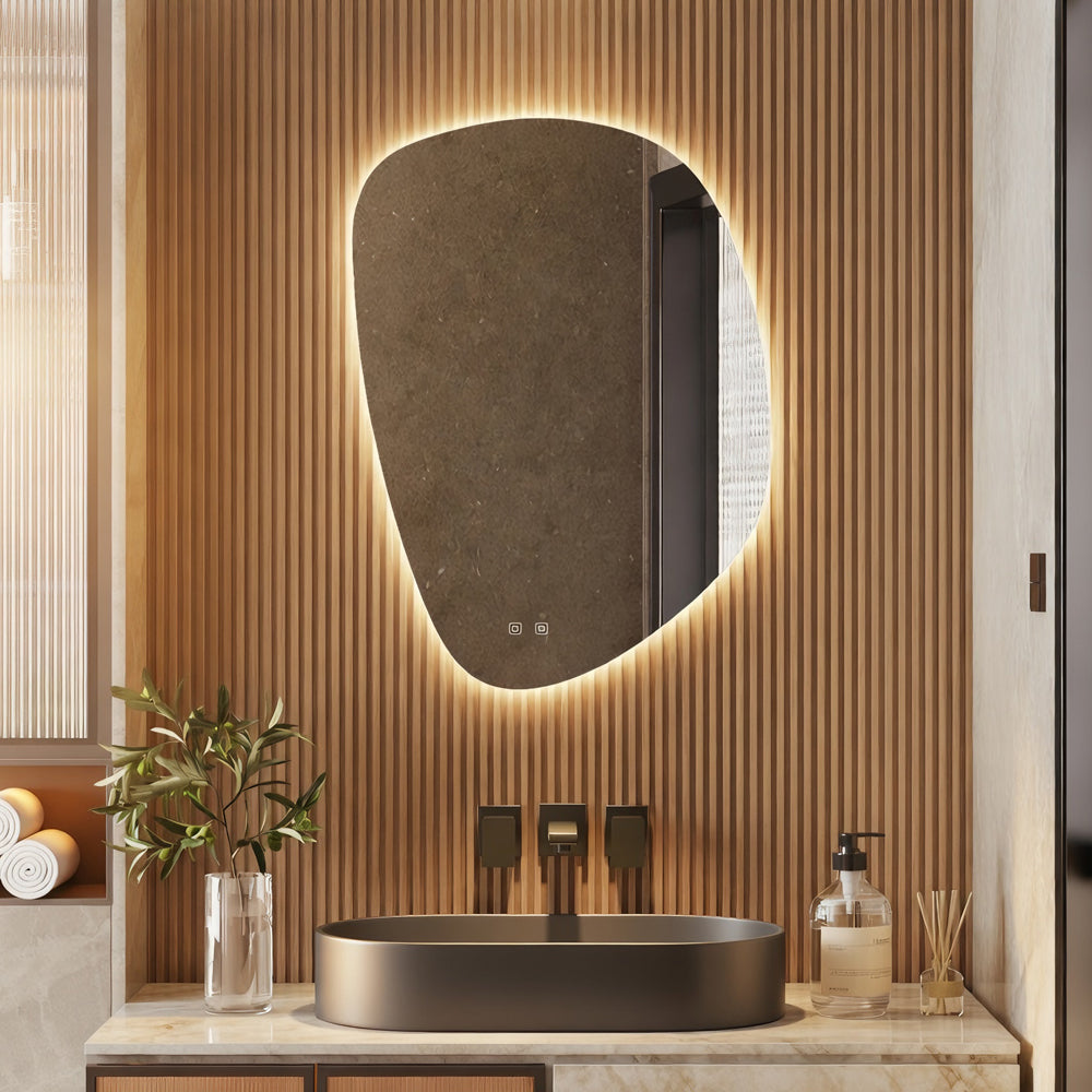 ICO Felix 32″x22″ LED Mirror: Modern Illuminated Bathroom Vanity