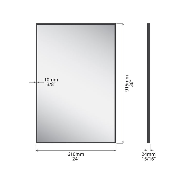 ICO Cove Non-Lit Mirror 